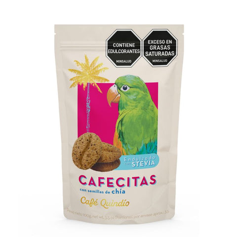 GALLETA CAFECITAS 100G SIN AZUCAR CHIA